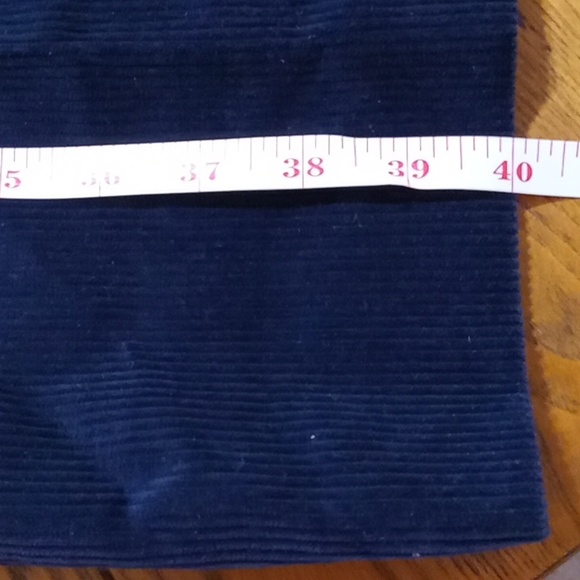 FRENCH CONNECTION 8 Women's Pants CORDUROY PREOWNED USED Navy Blue - Picture 5 of 13